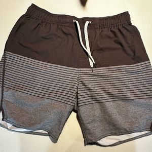 Vuori Trail Running Shorts Quartz Stripe Lined, men’s Medium